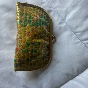 Yellow and Green Mini Bag with Luxurious Texture